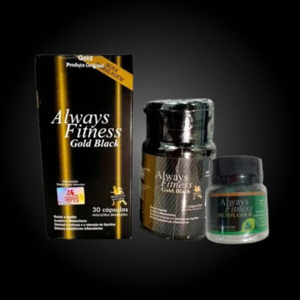 Super combo suplemento detox e Always fitness Gold BLACK